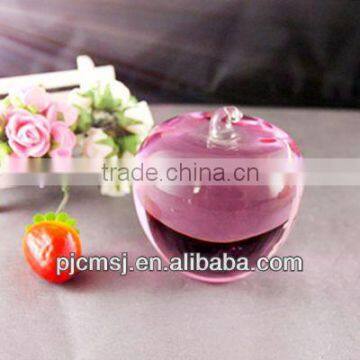 Beautiful crystal apple for party decoration and home decoration&souvenir gifts