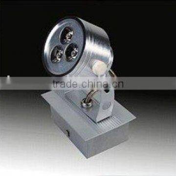 3*1W LED wall light;dia 59*120mm;AC90V-AC260V input
