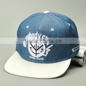 New arrival OEM custom wholesale high quality 3D embroidery flat brim cotton snapback hiphop cap / hats