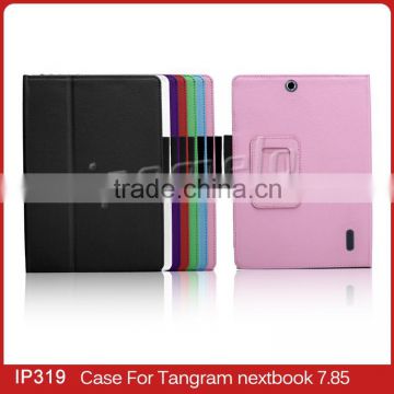 Flip leather tablet case leather tablet case for nextbook 7.85