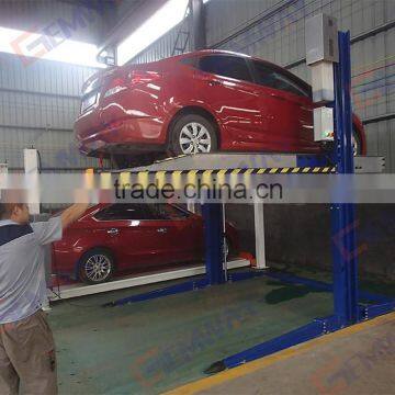 2 Level hydraulic parking car lift system