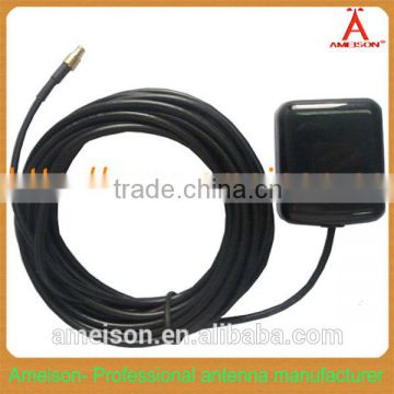 SMA Male Connector Magnetic Mount RG174 3M cable 5dBi glonass gps antenna with fakra connector