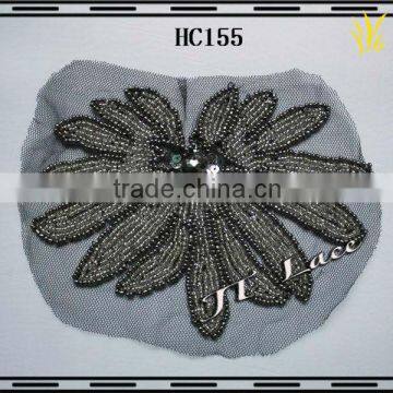 HC155 Handmade leaf shape epaulet collar