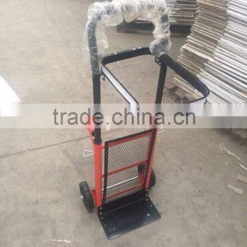 Folding stype hand trolley for carrying rubbish bag