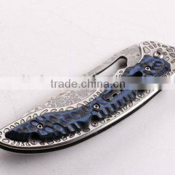 OEM 5Cr15 Folding Knife With Nylon Sheath and Gift Box photo-5