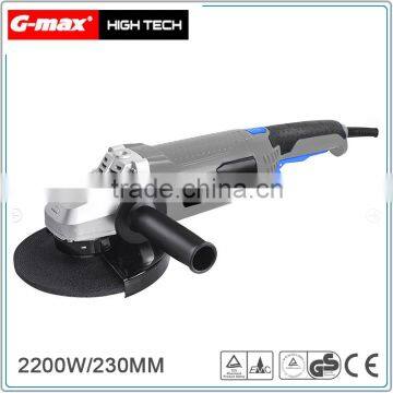 G-max 2200W Powerful 230mm Concret Grinder Machine With Soft Start GT11164