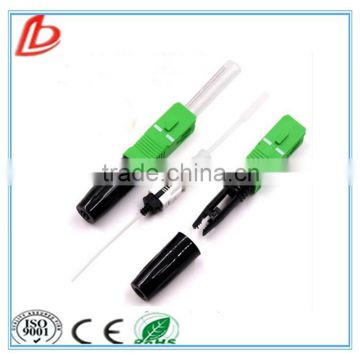 telecom grade FTTH SC hot melt fiber fast connector ,SC APC hot-melt type quick connector