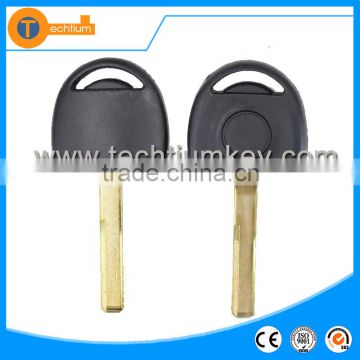 abs black transponder key case with uncut HU100 blade without logo for opel astra vectra zafira