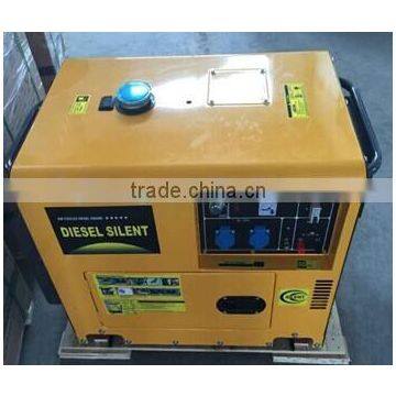 Factory 5kva silent diesel generator price, Air cooled silent type diesel generator 5kw