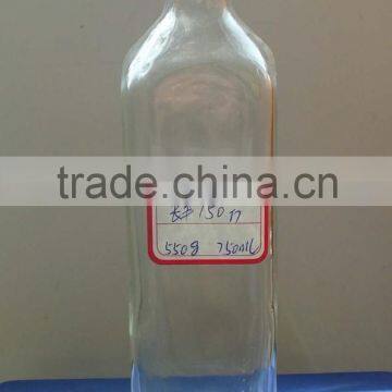 customized light clear wine glass bottles wholesale, liquer glass bottle