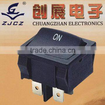 with neon lamp KCD2 rocker switch,On Off On Illuminated rocker Switch