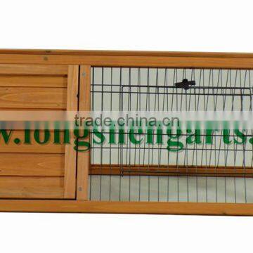 Triangle wooden Rabbit hutch