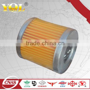 Changchai Diesel engine spare parts S195 filter element in yellow color high tenacity quality