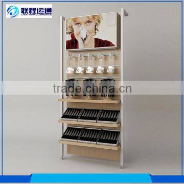 Selling stainless steel kitchenware wooden wall shelf