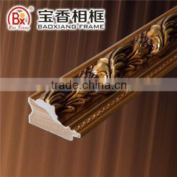 Baoxiang Frame 2009-1G 7*3.5CM Gold Moulding