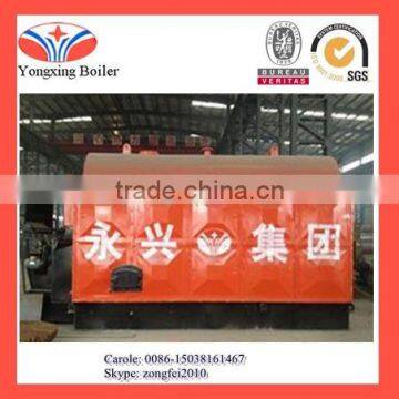 horizontal type 6t/h wood fired steam boiler