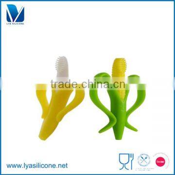 LFGB Banana Silicone Baby Teether Baby Toy