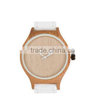 Hot Selling Leather Strap Cheap Wooden Watches for Men and Women photo-2
