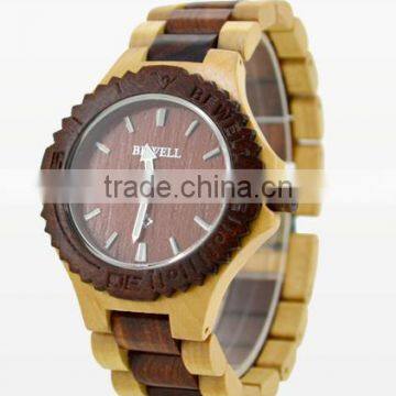 Fashion Quartz Wood Watch for men 2016