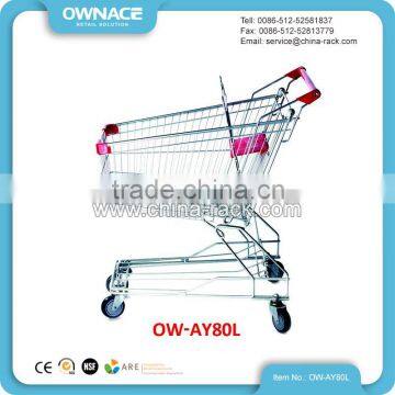 80L Asian Style Folding Shopping Cart Shopping Trolley