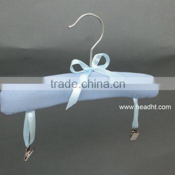 padded clothes padded hangers with clips kids hanger wholesaler