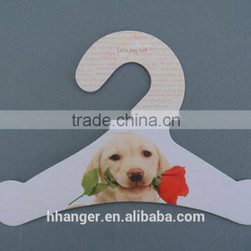 Printed paper Hanger for pet clothes pet clothes hanger