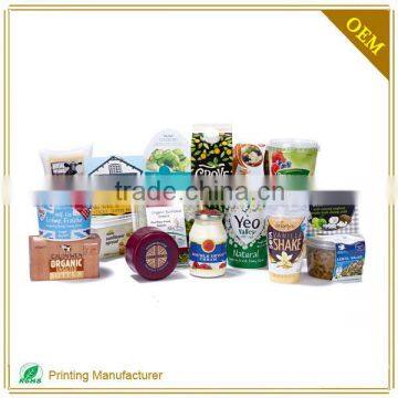 Top Selling Ice Cream Food Labels For Spices Print In China Factory