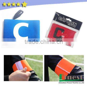 Factory Wholsesale Custom Captain Armband with Hook and loop closure