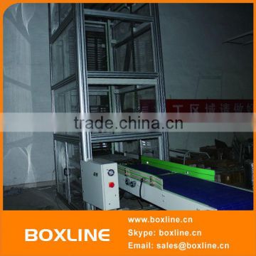 Industrial material vertical conveyor belt lift