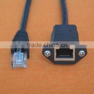 RJ45 Panel Mount RJ45 Female to Malr Eethernet Network Cable