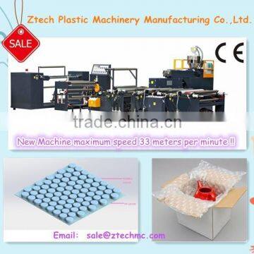 ztech 2 Layers Air Bubble Film Machine/Factory Newest Air Bubble Packaging Film Making Machine