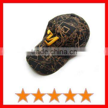 Printed cloth baseball cap