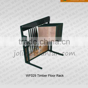 WF029 Wooden Flooring Display Racks / Page Turning Type Rack photo-2