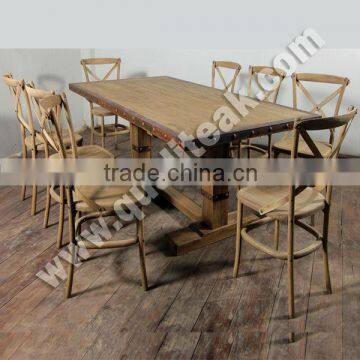 Antique Dining Table Set - Dining Set With Distressed Finish