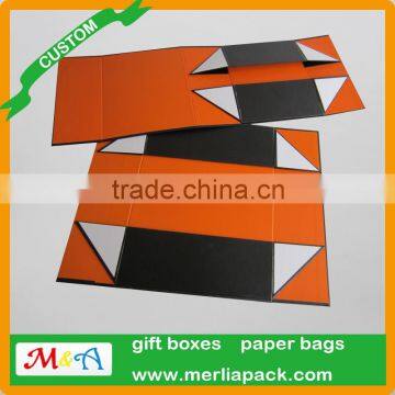 Whiskey Shop Gift Boxes Orange Black Color Vodka 2 Bottles Whisky Expert 70 cl Boxes photo-3