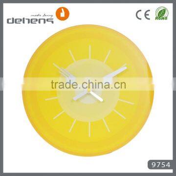 Decorative Funny Glass Wall Clock With Fruit Shape Design photo-5