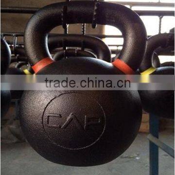 Powder coated cast iron kettlebell