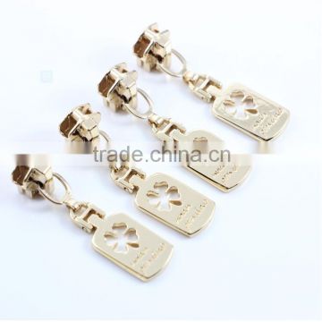 lucky clover Metal Zipper Slider Wholesale OEM zipper slider