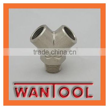 Y type brass pneumatic good selling male thread pipe transition fitting