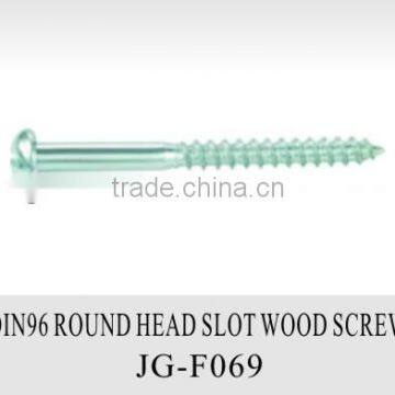 DIN96 round head slot woodscrew