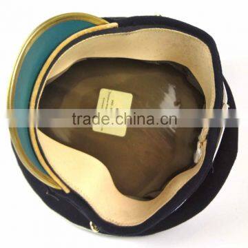 British Military Officers Peaked Caps With Metal Badge photo-4