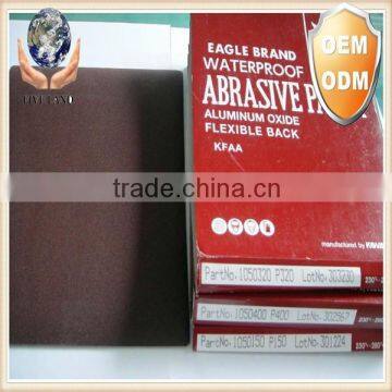 Factory made 230*280mm Aluminium sandpaper sheet, dry abrasives