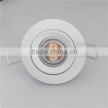 mr16 white round recessed downlight holders