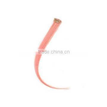 Heat resistant fiber synthetic hair extensions, clip in extensions holder