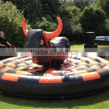 Children inflatable bull ride/Adult Inflatable Bull Wipeout/cheap Bull Rodeo inflatable bullfight