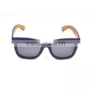 2016 Big Size Lamination Beech Wood Sunglasses for Men