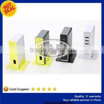 Phone charger station for family user 6 ports/usb with EU/UK/US/AU plug customized design