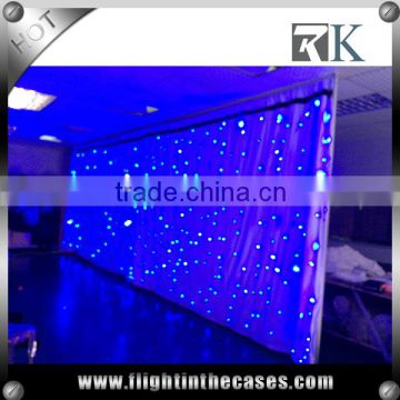 Colour led star curtain,led star cloth,led backdrop for night club,concert,wedding