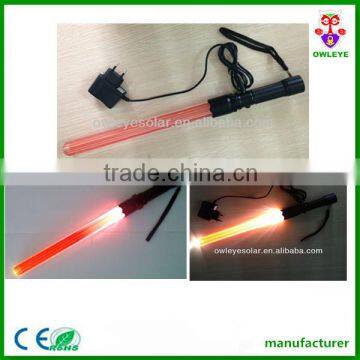 rechargeable led flares light/Multi-function led baton/Self-defense flashlight