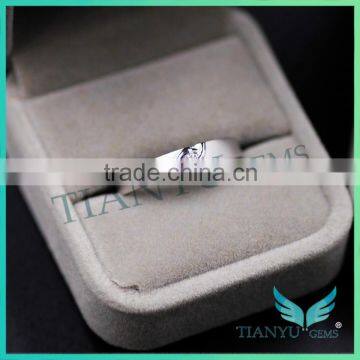 Amora Moissanite Images Youtube Men and Women White Gold Moissanite 2mm Wedding Ring photo-6